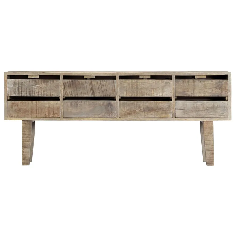 Buffet 140x30x60 cm Bois de manguier massif - 2