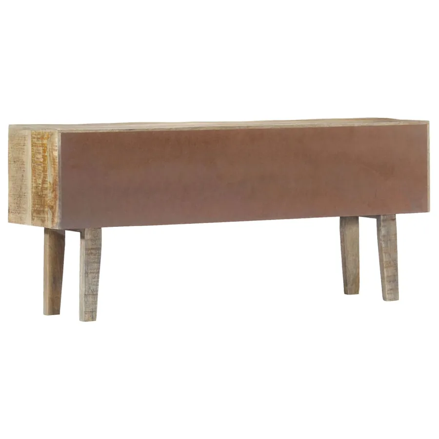 Buffet 140x30x60 cm Bois de manguier massif - 3