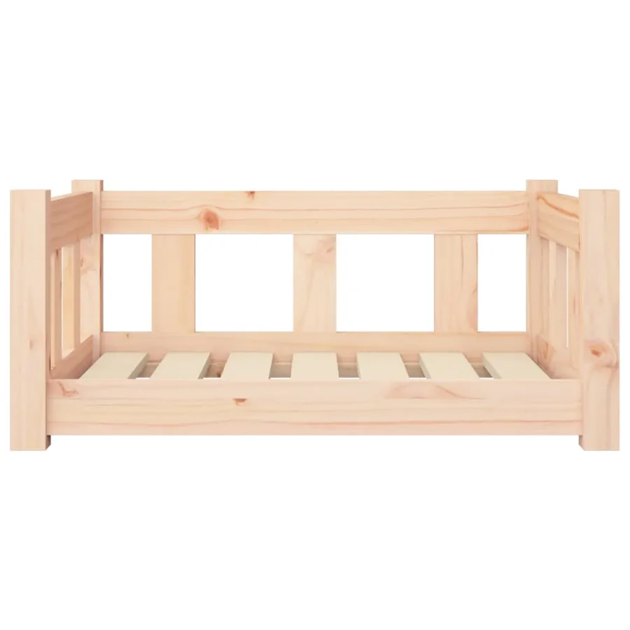 Lit pour chien 65,5x50,5x28 cm Bois de pin solide - 4