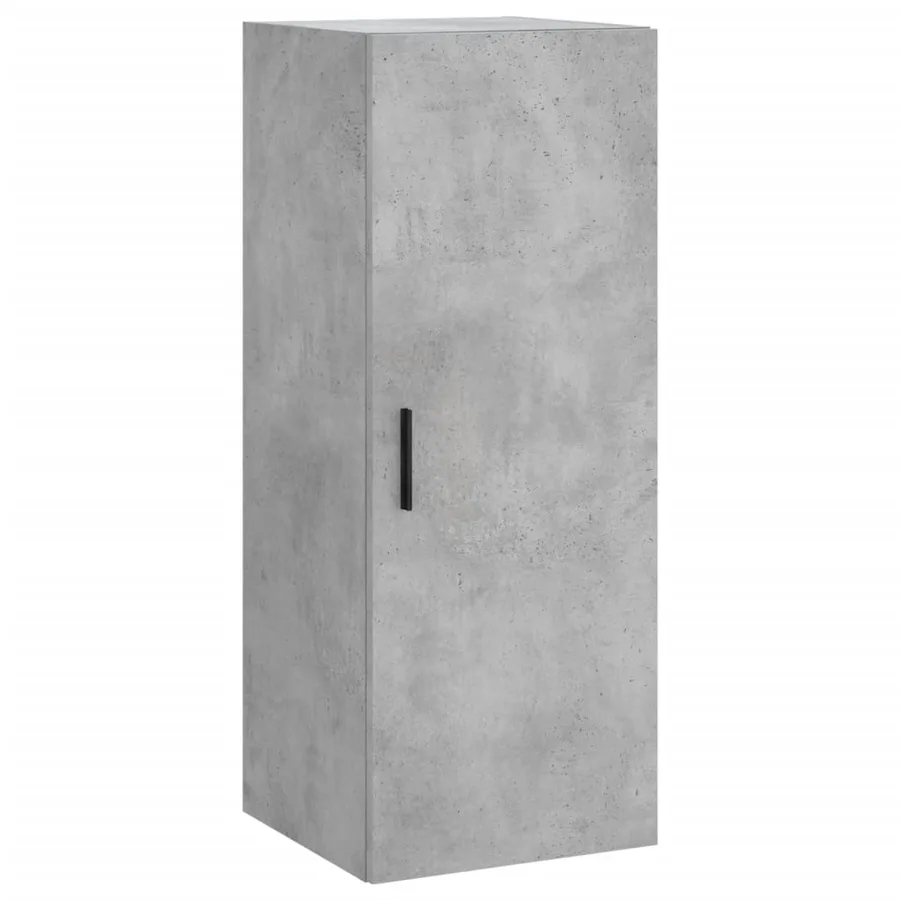 Armoire murale gris béton 34,5x34x90 cm - 2