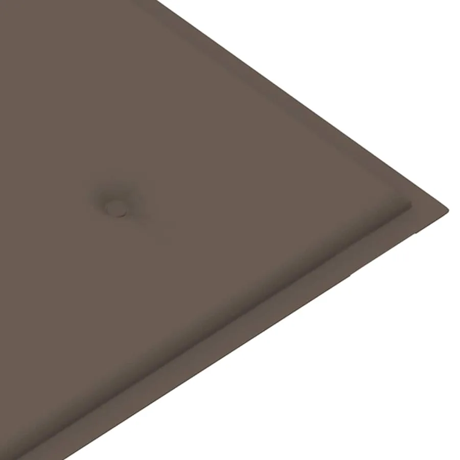 Banc de jardin avec coussin 120 cm Bambou - 7