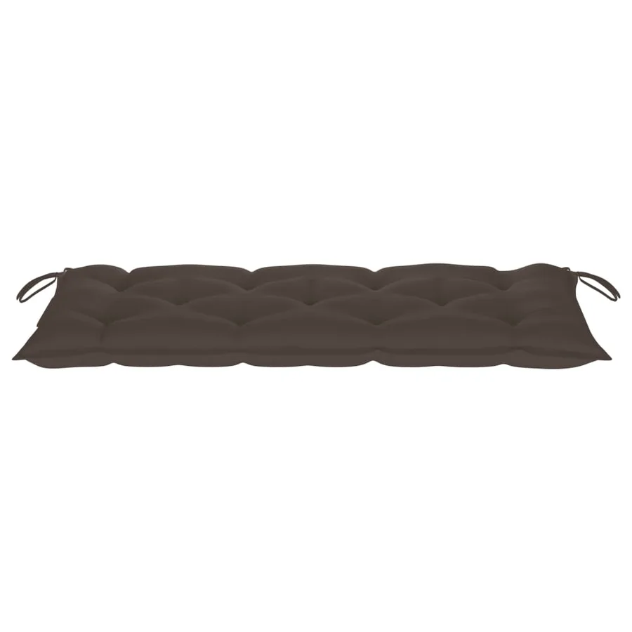 Banc de jardin avec coussin 120 cm Bambou - 7