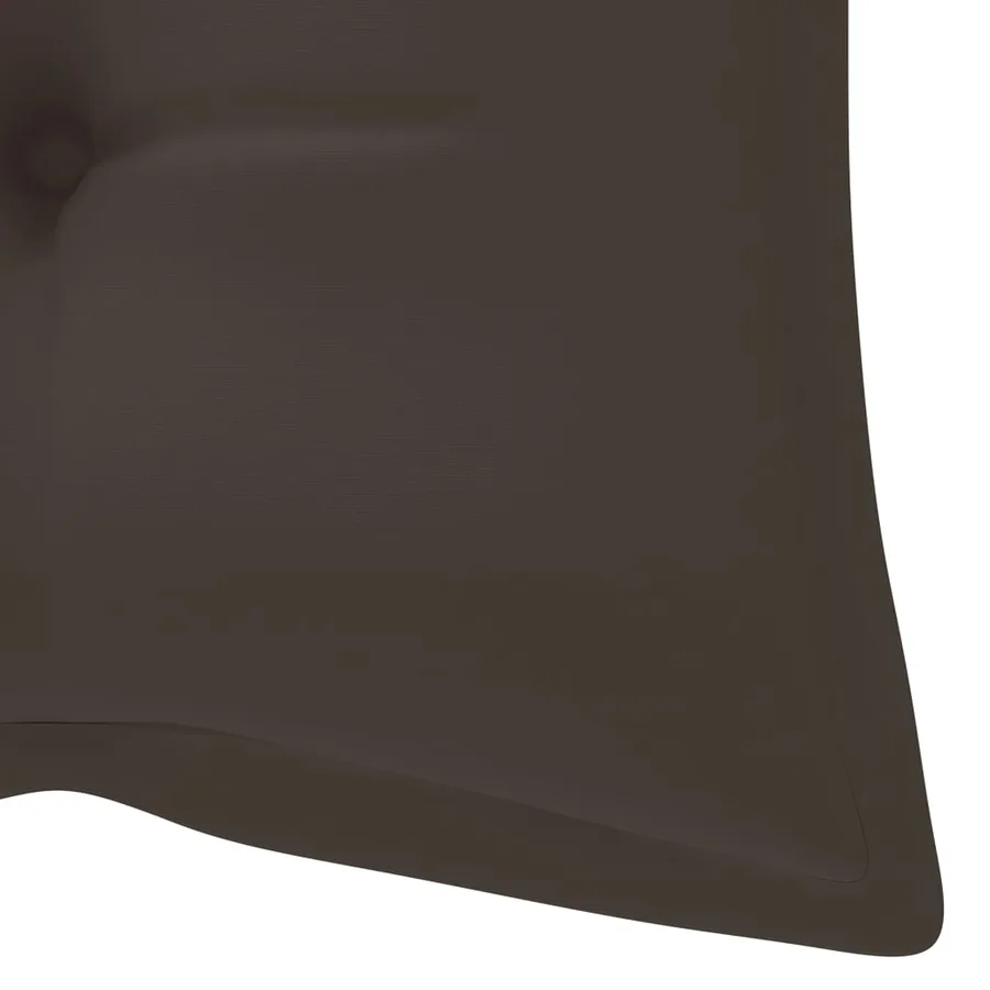 Banc de jardin avec coussin 120 cm Bambou - 9
