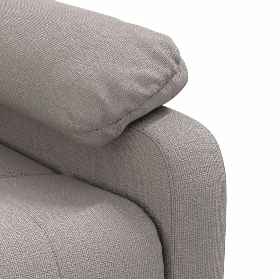 Fauteuil inclinable électrique Taupe Tissu - 8