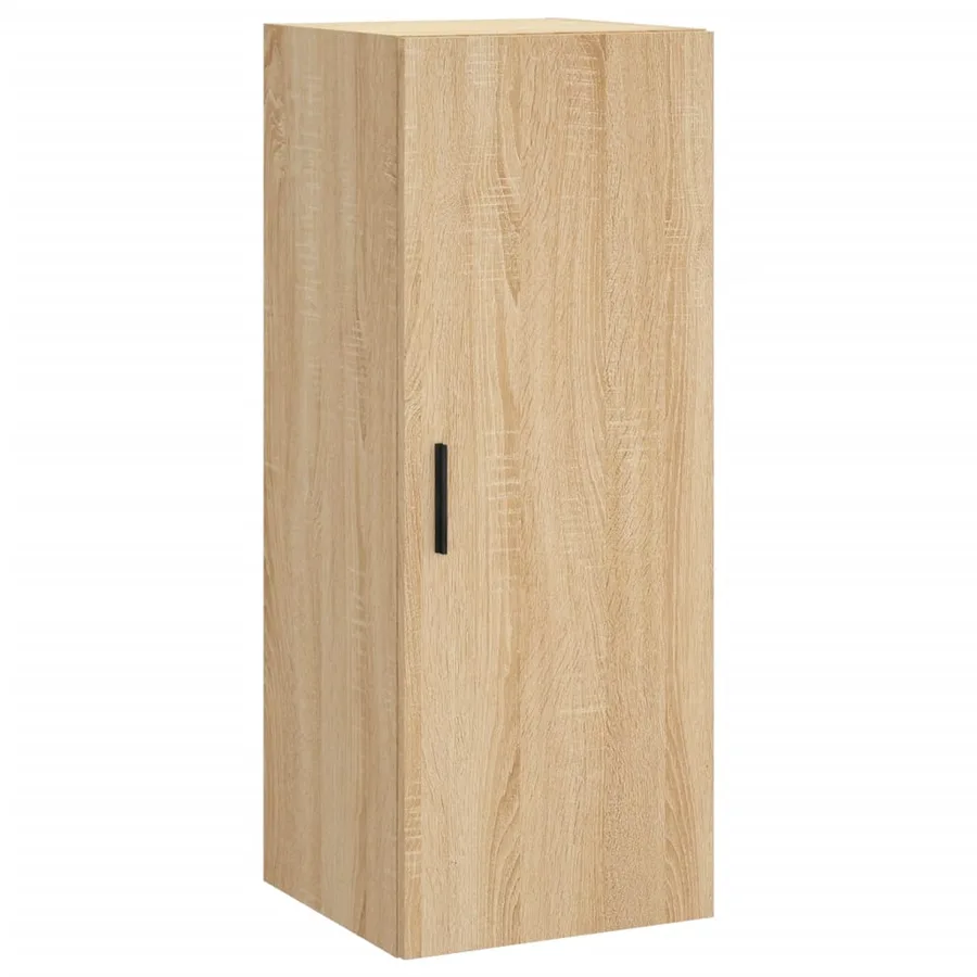 Buffet haut Chêne sonoma 34,5x34x180 cm Bois d'ingénierie - 6