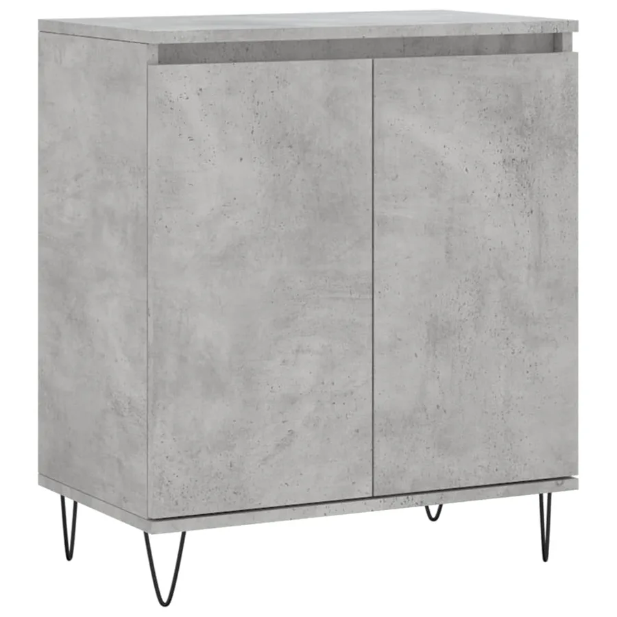 Buffet Gris béton 60x35x70 cm Bois d'ingénierie - 2