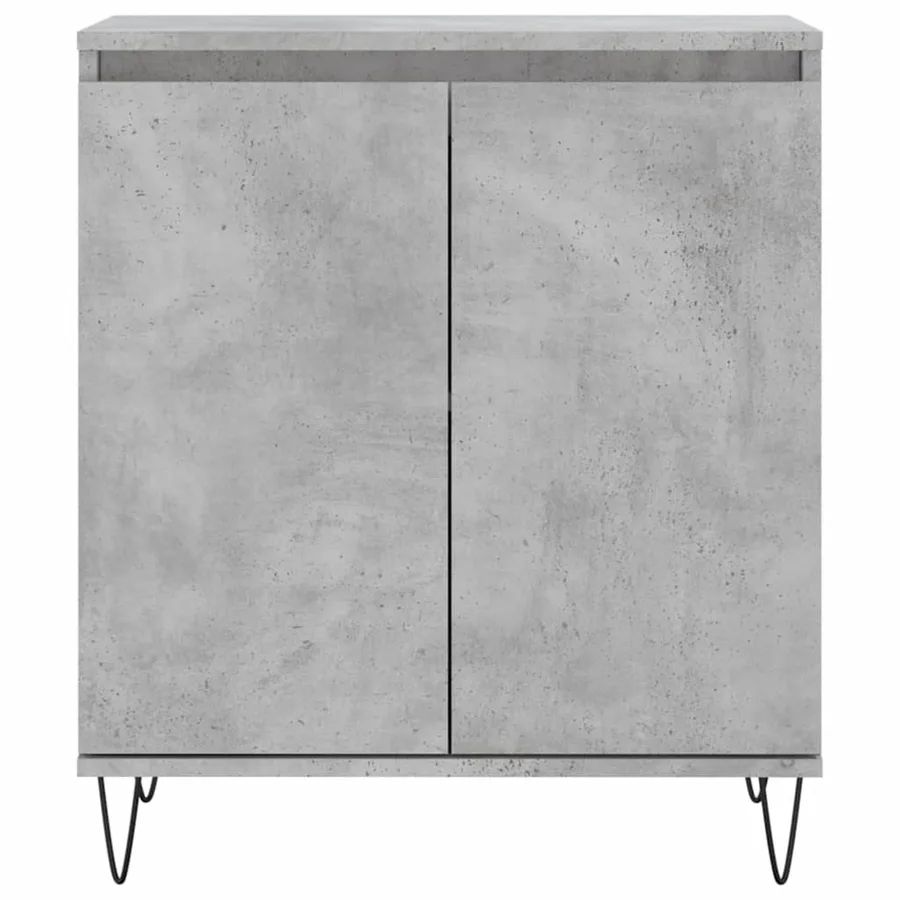 Buffet Gris béton 60x35x70 cm Bois d'ingénierie - 5