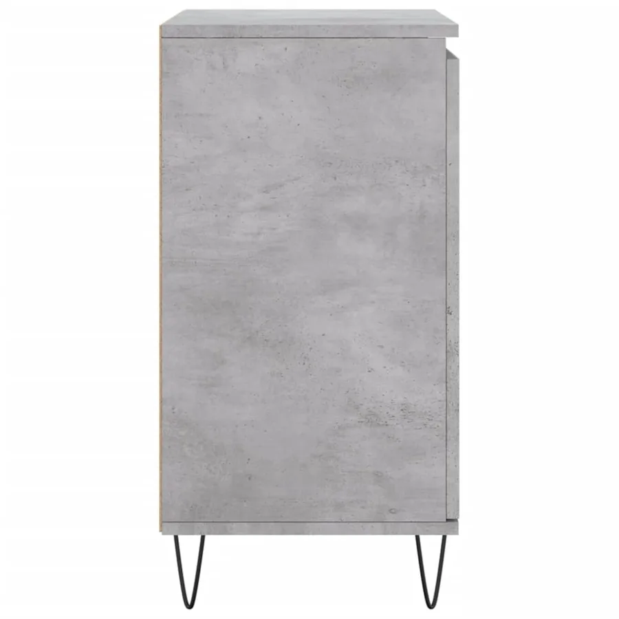 Buffet Gris béton 60x35x70 cm Bois d'ingénierie - 7