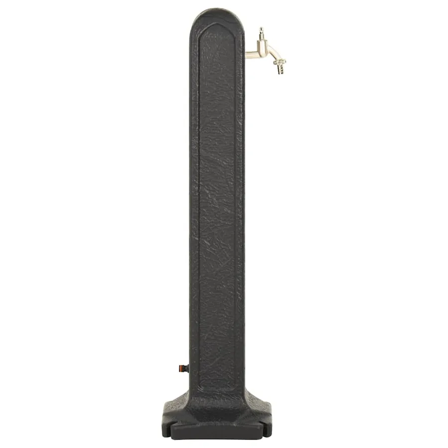 Réservoir de jardin avec robinet Anthracite Aspect de pierre - 4