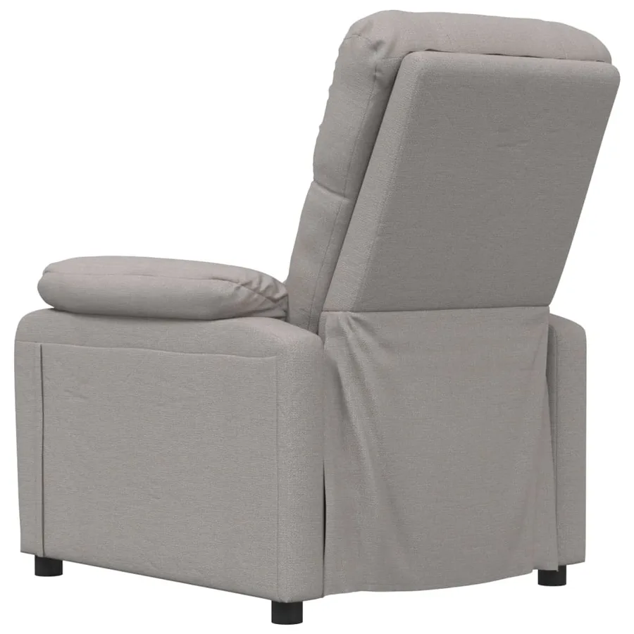 Fauteuil inclinable Taupe Tissu - 5
