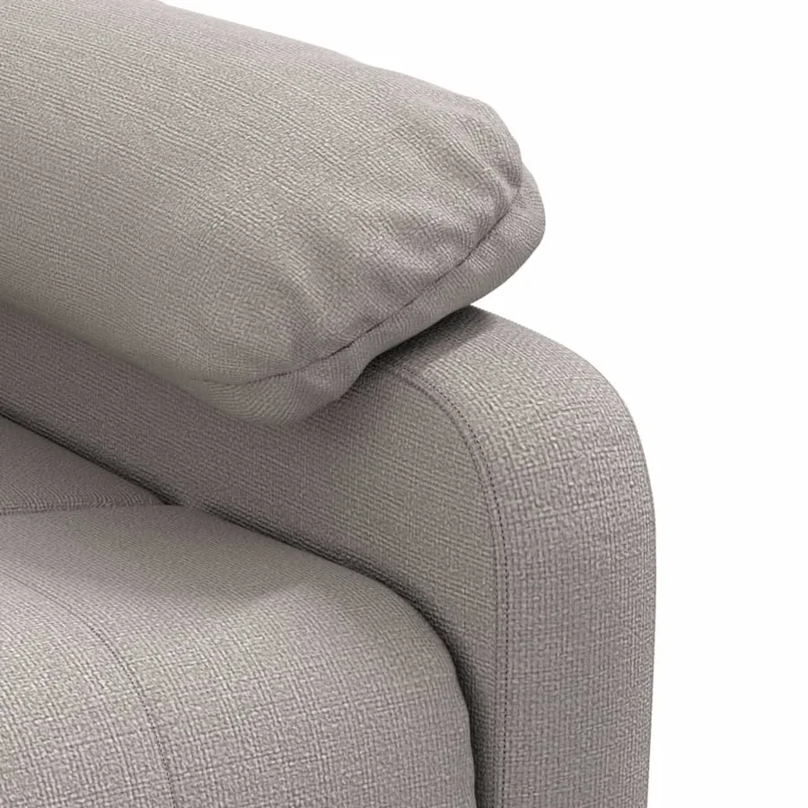 Fauteuil inclinable Taupe Tissu - 7