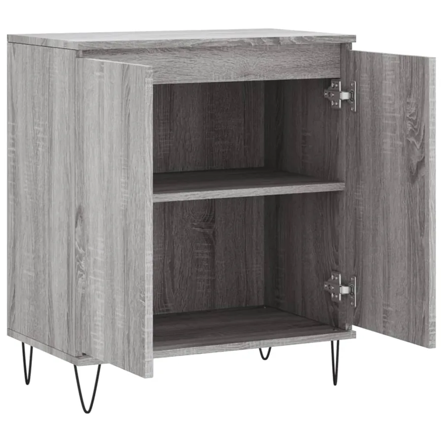 Buffet Sonoma gris 60x35x70 cm Bois d'ingénierie - 6