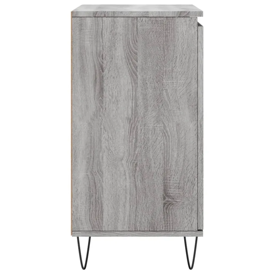 Buffet Sonoma gris 60x35x70 cm Bois d'ingénierie - 7