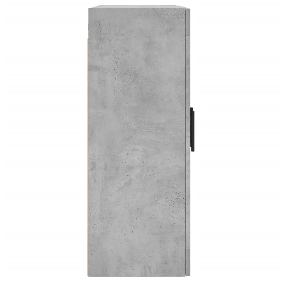 Armoires murales 2 pcs gris béton bois d'ingénierie - 7