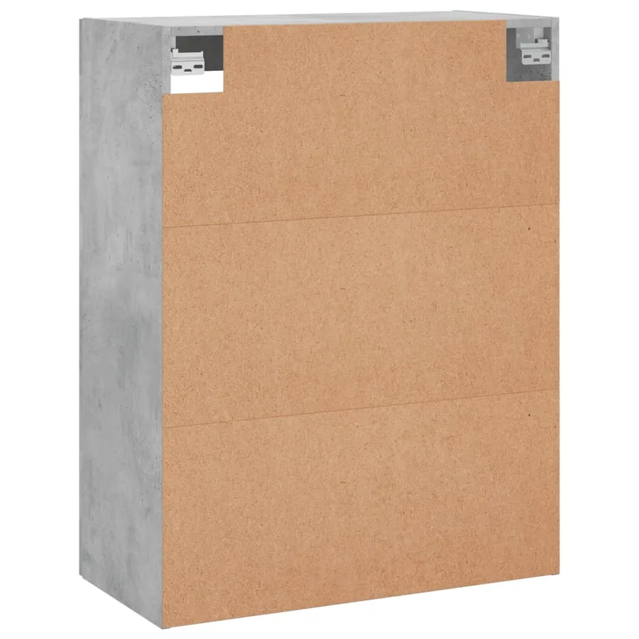 Armoires murales 2 pcs gris béton bois d'ingénierie - 8