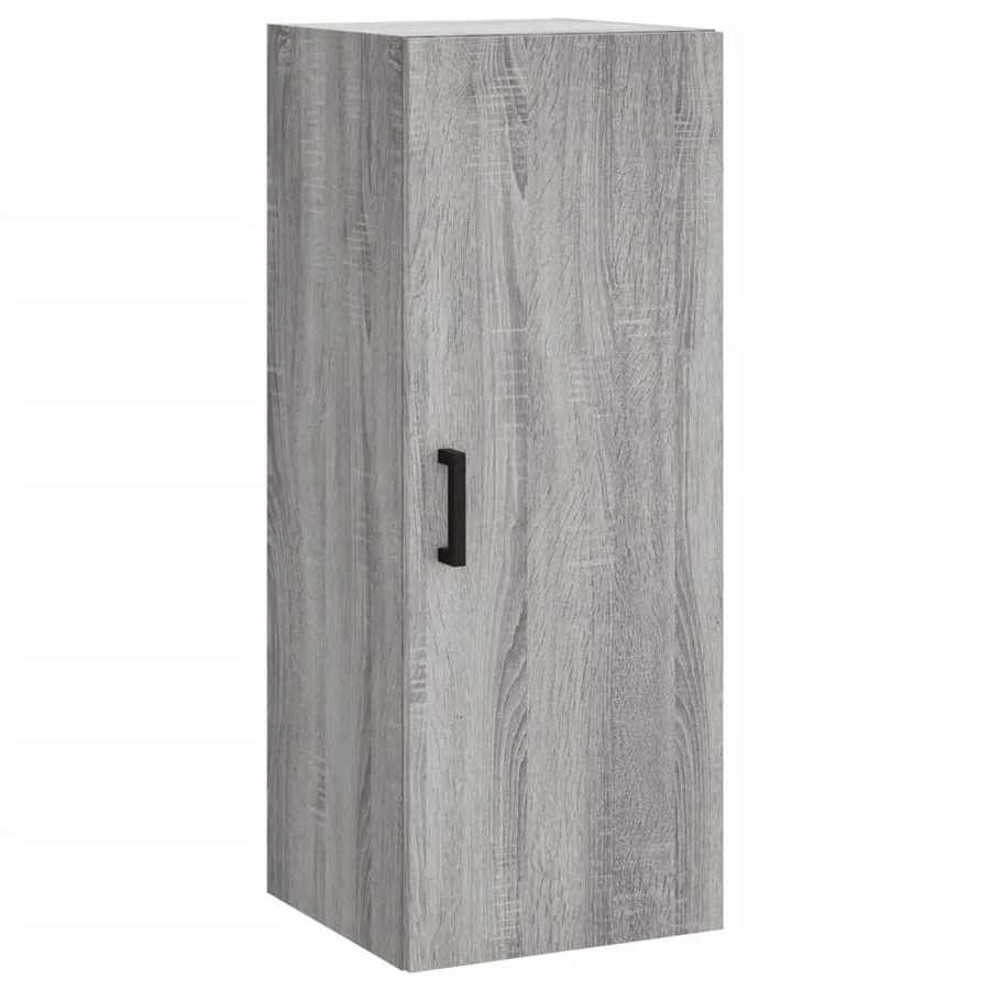 Armoire murale sonoma gris 34,5x34x90 cm - 2