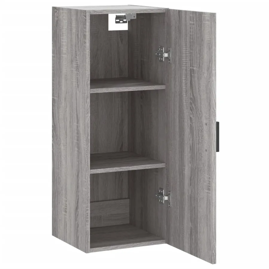 Armoire murale sonoma gris 34,5x34x90 cm - 6
