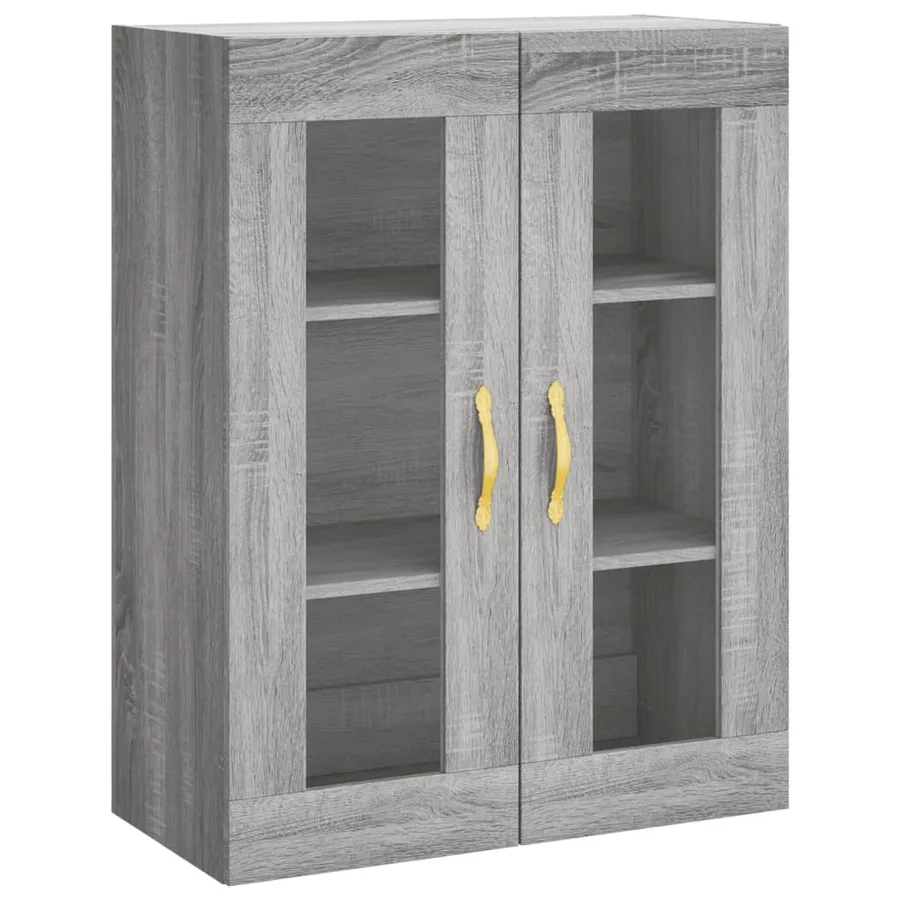 Armoire murale sonoma gris 69,5x34x90 cm - 2