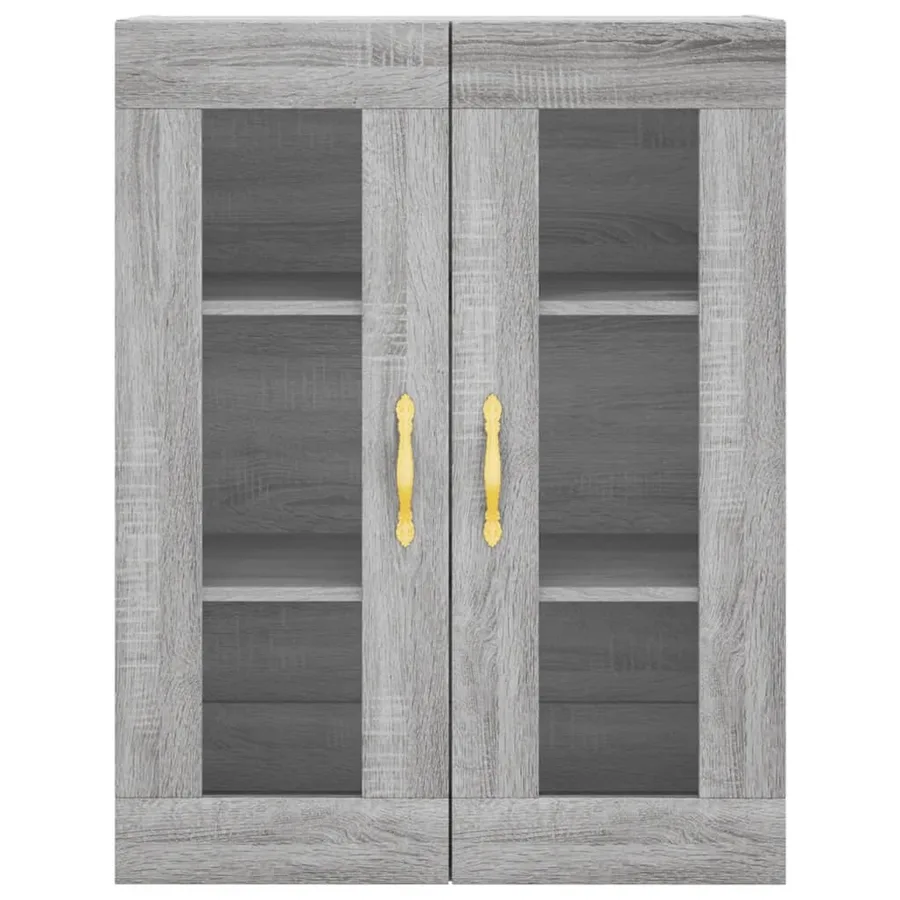 Armoires murales 2 pcs sonoma gris bois d'ingénierie - 6