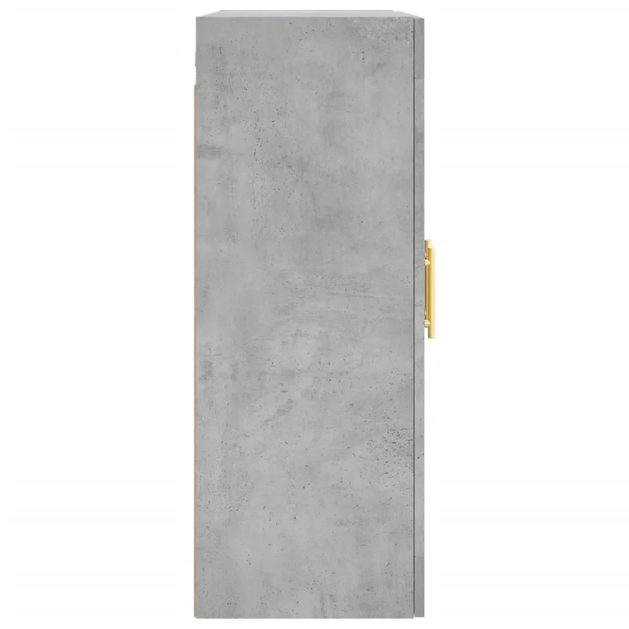 Armoire murale gris béton 69,5x34x90 cm - 8