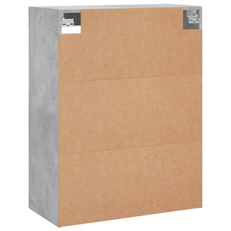 Armoire murale gris béton 69,5x34x90 cm - 9