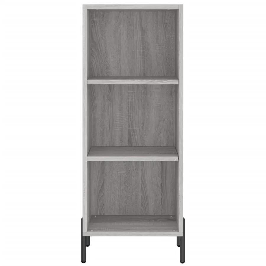 Buffet haut Sonoma gris 34,5x34x180 cm Bois d'ingénierie - 6