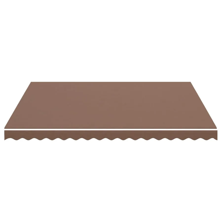 Tissu de remplacement pour auvent marron 4x3,5 m polyester - 3