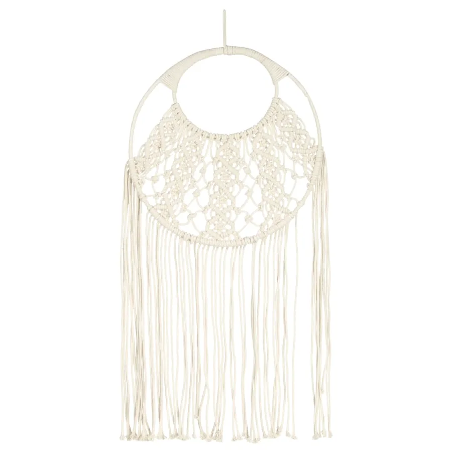 Cintre mural en macramé 40x80 cm Coton - 2