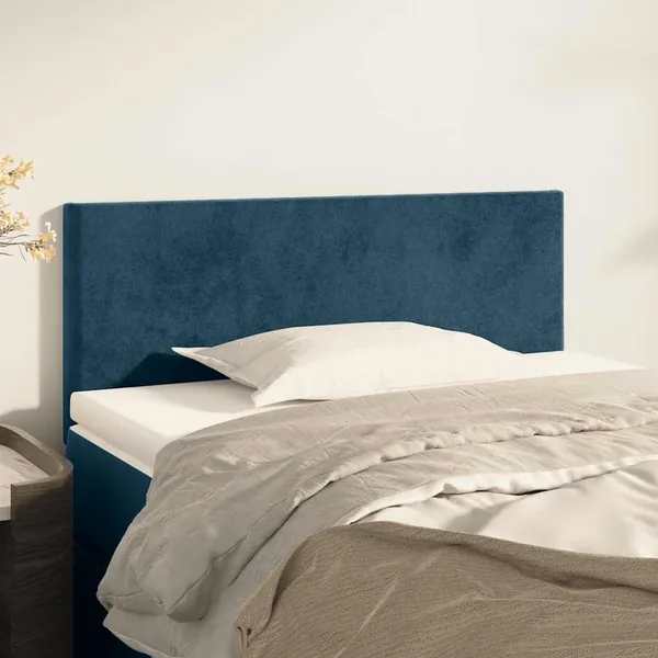 Tête de lit Bleu foncé 80x5x78/88 cm Velours