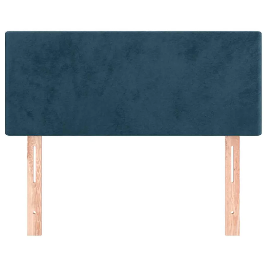 Tête de lit Bleu foncé 80x5x78/88 cm Velours - 3