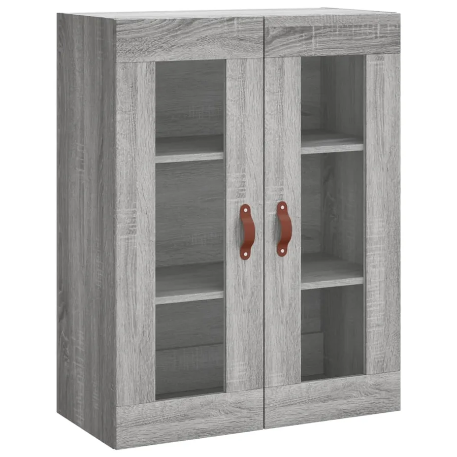 Armoires murales 2 pcs sonoma gris bois d'ingénierie - 5