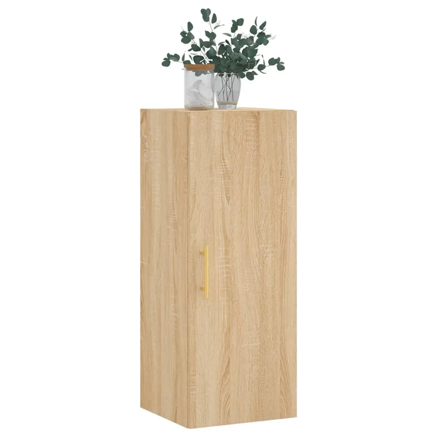 Armoire murale chêne sonoma 34,5x34x90 cm - 4