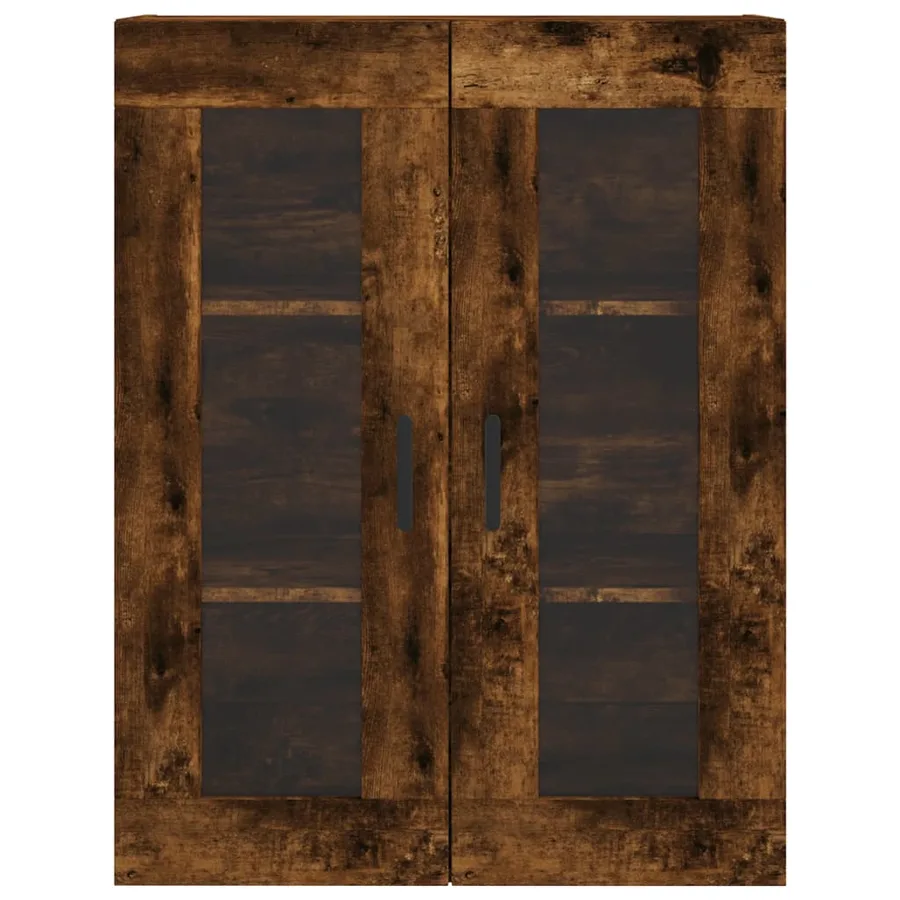 Armoires murales 2 pcs chêne fumé bois d'ingénierie - 6