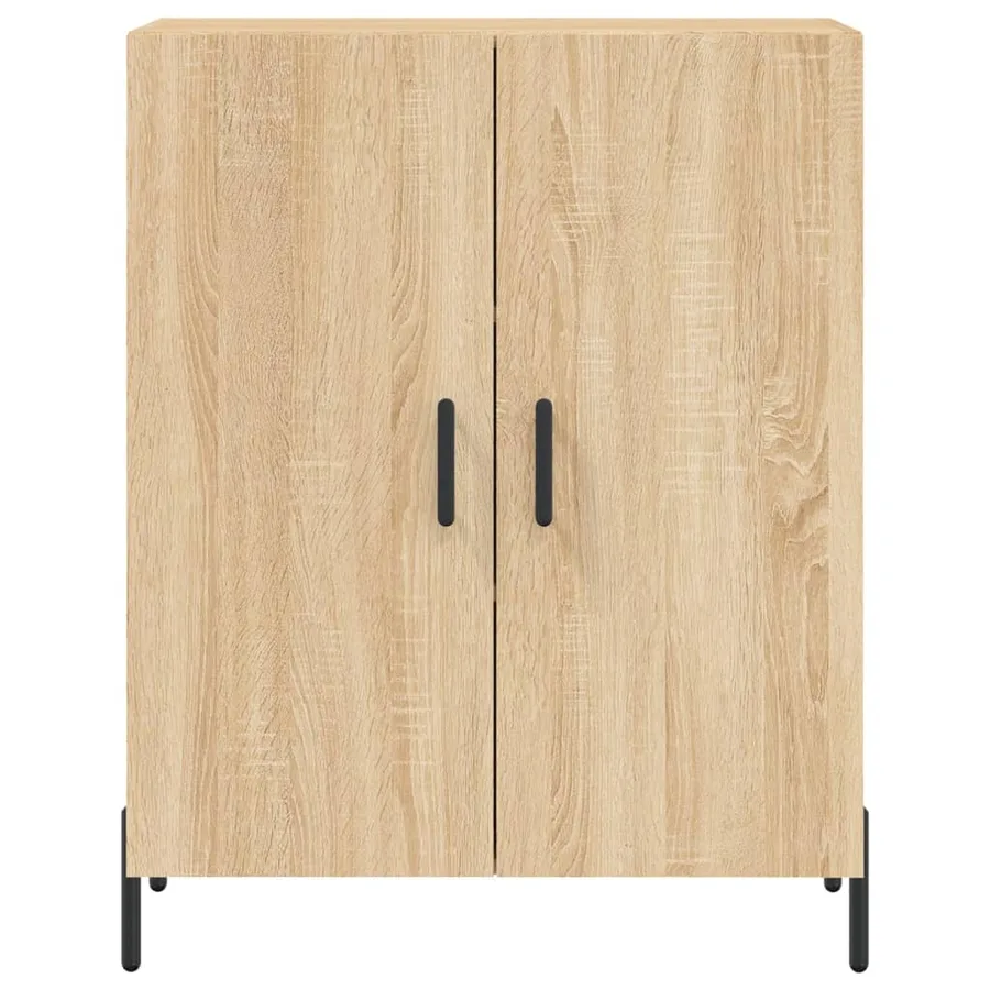 Buffet haut Chêne sonoma 69,5x34x180 cm Bois d'ingénierie - 8