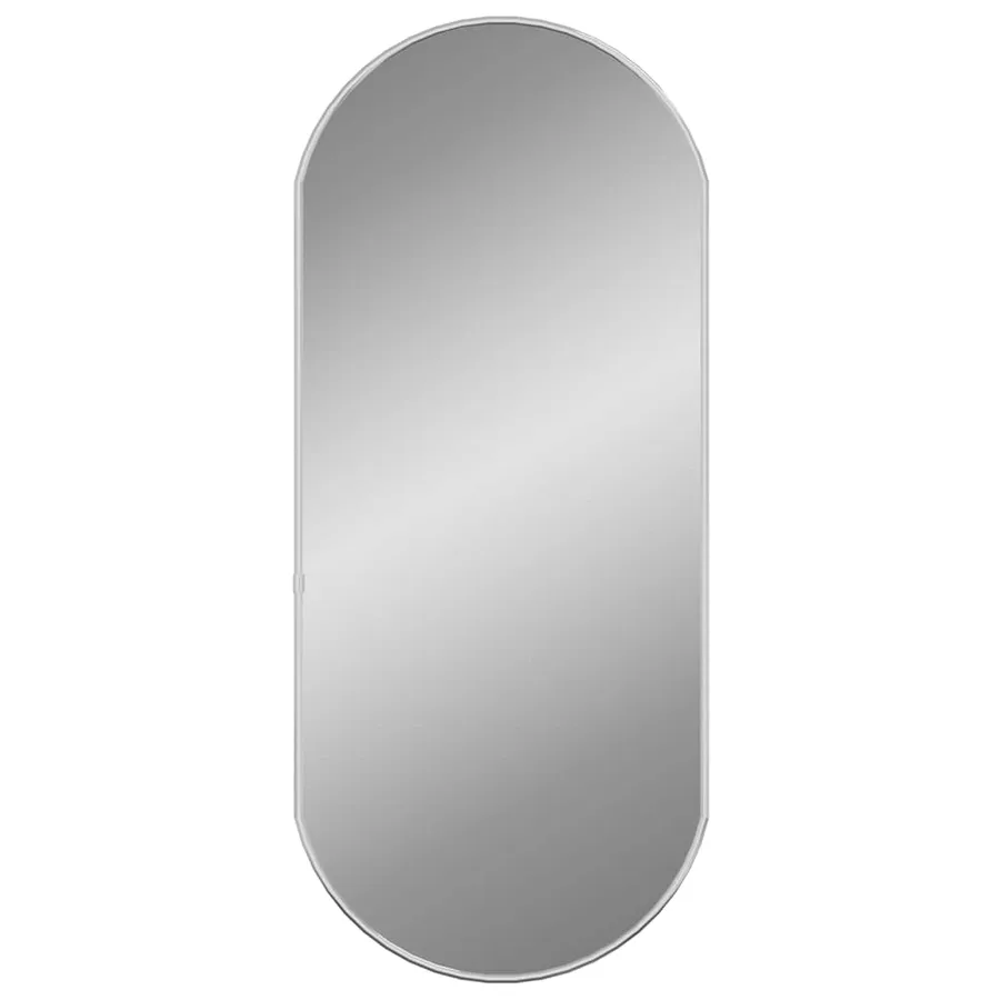 Miroir mural Argenté 70x30 cm Ovale - 2