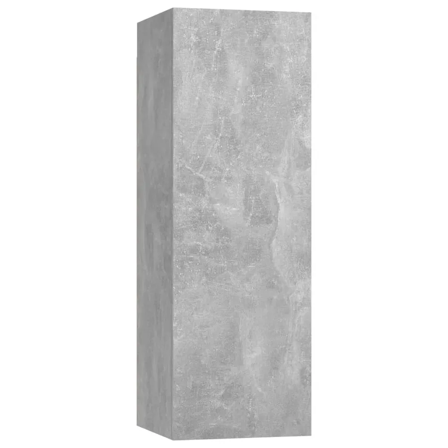 Ensemble de meubles TV 8 pcs Gris béton Bois d'ingénierie - 5
