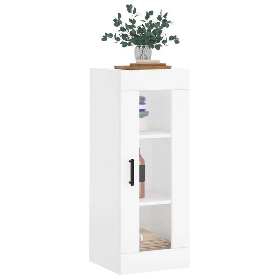 Armoire murale blanc 34,5x34x90 cm - 4