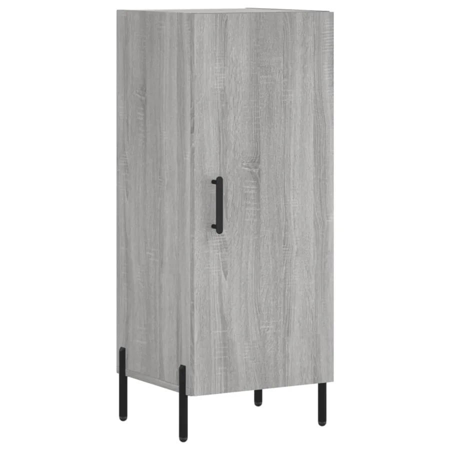 Buffet haut Sonoma gris 34,5x34x180 cm Bois d'ingénierie - 5