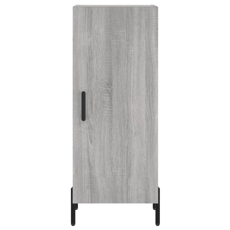 Buffet haut Sonoma gris 34,5x34x180 cm Bois d'ingénierie - 6