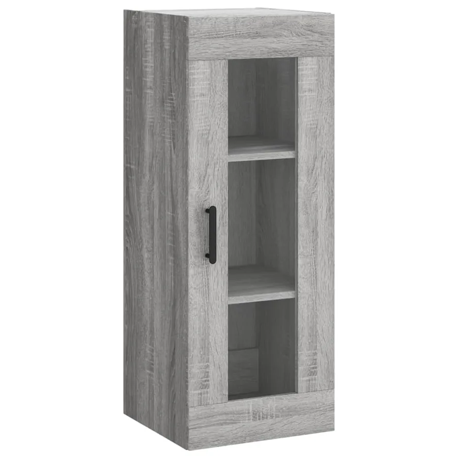 Buffet haut Sonoma gris 34,5x34x180 cm Bois d'ingénierie - 7