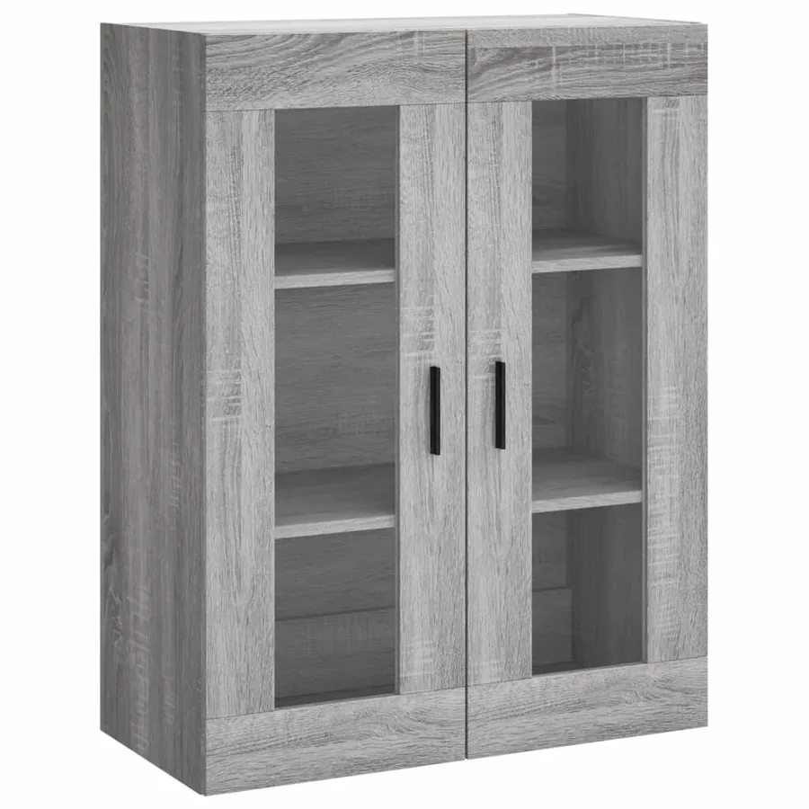 Armoire murale sonoma gris 69,5x34x90 cm - 2