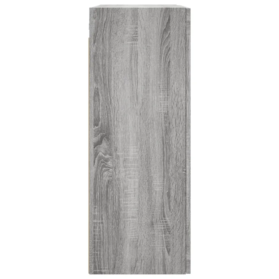 Armoire murale sonoma gris 69,5x34x90 cm - 8