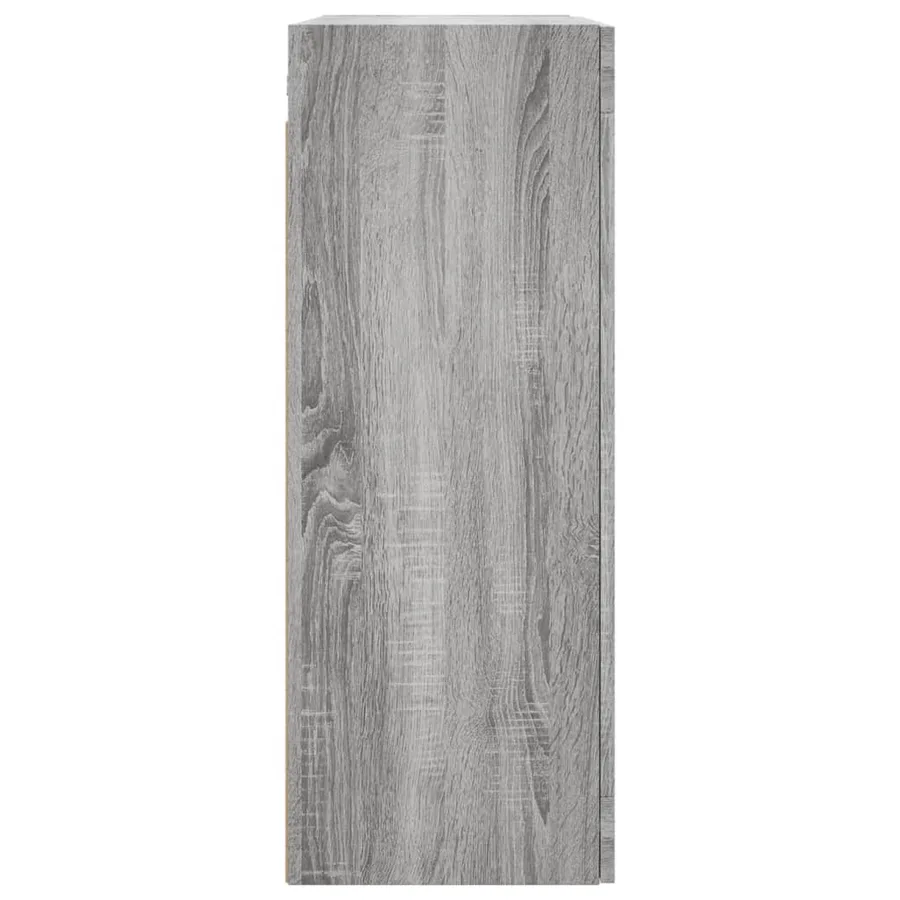 Armoires murales 2 pcs sonoma gris bois d'ingénierie - 7