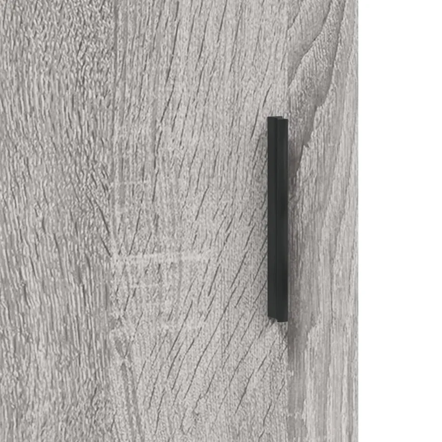 Armoires murales 2 pcs sonoma gris bois d'ingénierie - 9