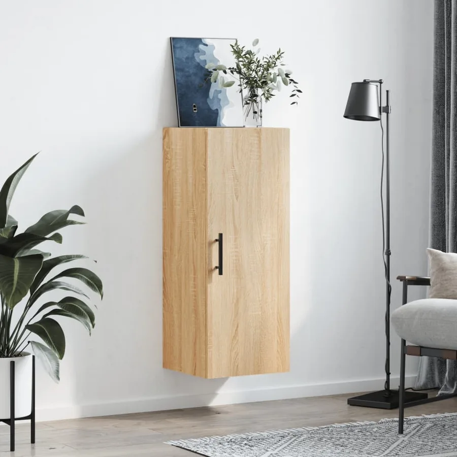 Armoire murale chêne sonoma 34,5x34x90 cm - 3