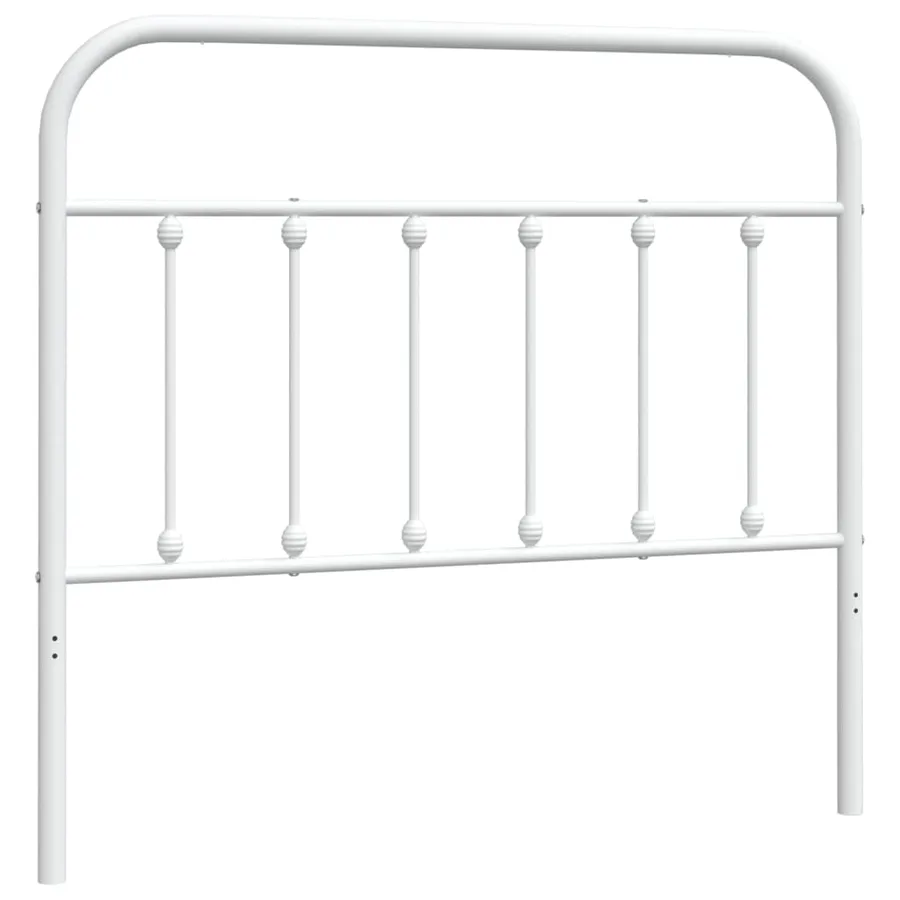 Tête de lit de remplacement métal blanc 100 cm - 2
