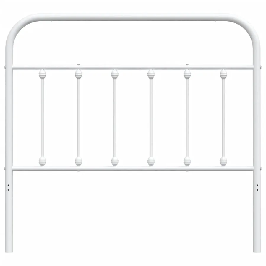 Tête de lit de remplacement métal blanc 100 cm - 4