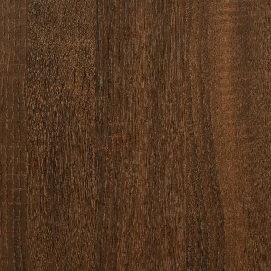 Table basse chêne marron 104x60x35 cm bois d'ingénierie - 9