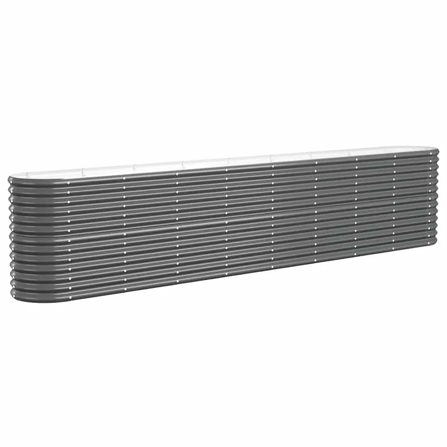 Lit surélevé de jardin Acier galvanisé Anthracite - 2