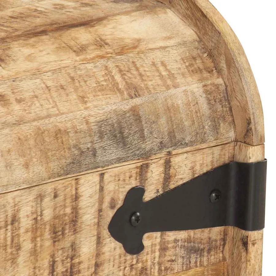 Coffres de rangement 2 pcs Bois de manguier massif - 9